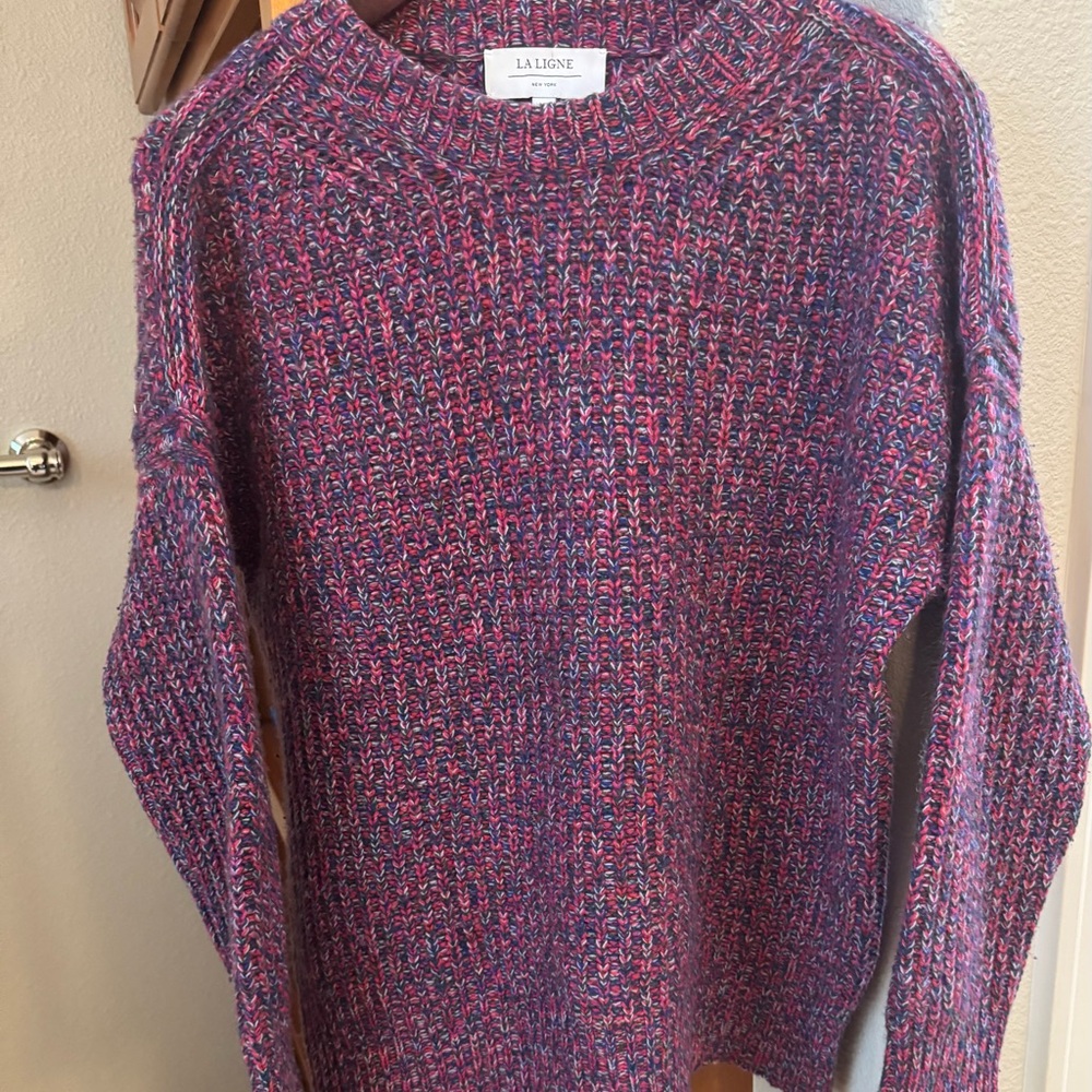La Ligne Toujours Marled Cashmere Sweater